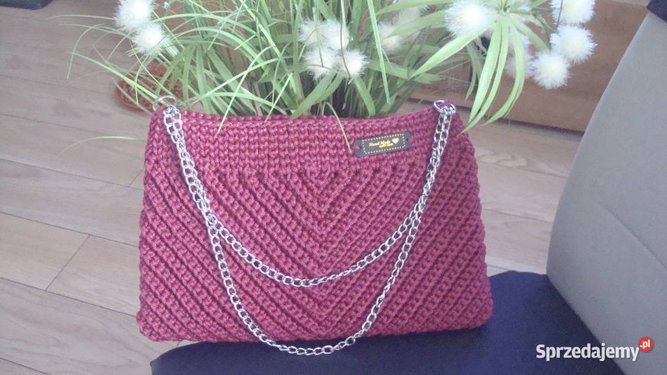 Torebka handmade rękodzieło 9 21cm Bądkowo sprzedam