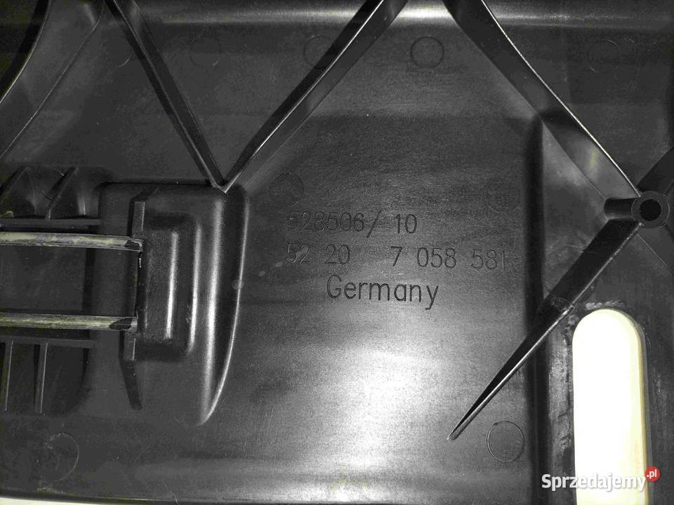 Siedzisko tylnej kanapy BMW E60 E61 Czarna skóra Poręba