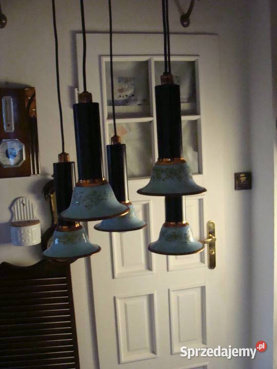 Stylowy lampa kaskadowa z lat 70 Pozostałe Wrocław