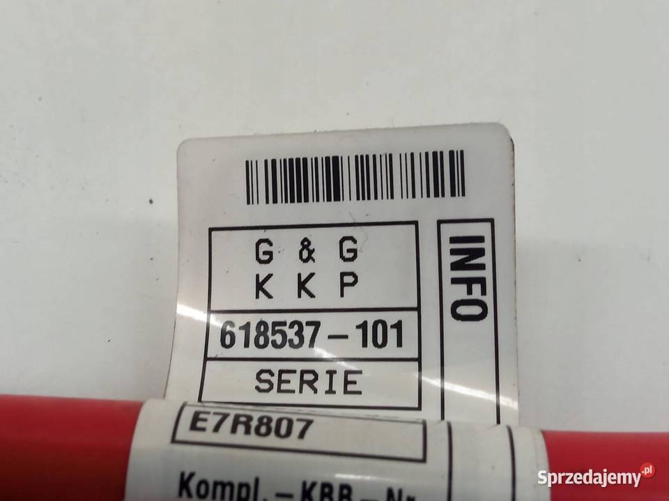 KLEMA PLUS AKUMULATORA 65285893 Bmw Seria 5 VII osobowe