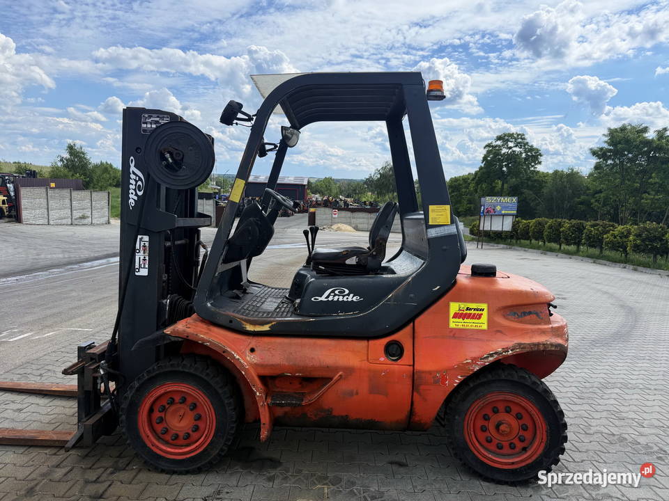 wózek widłowy LINDE H40D diesel Triplex wersja