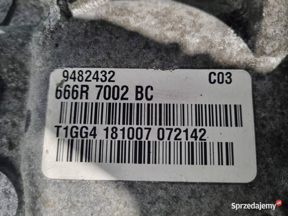 SKRZYNIA BIEGÓW Volvo S60 V70 24 D5 9482432 Chełm sprzedam