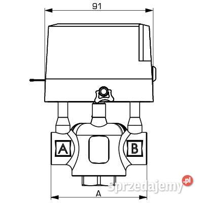 Zawór strefowy z napędem elektrycznym ZRS 234 Elbląg