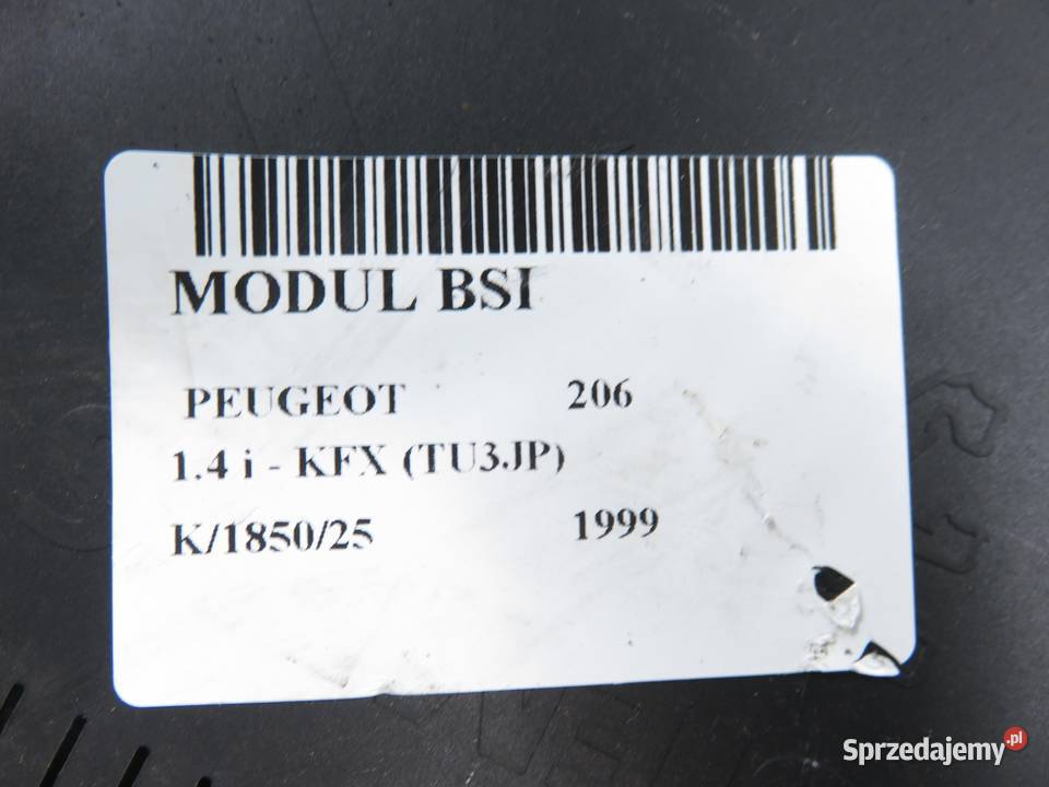 BSI PEUGEOT 206 14 i KFX TU3JP 9626460880 osobowe