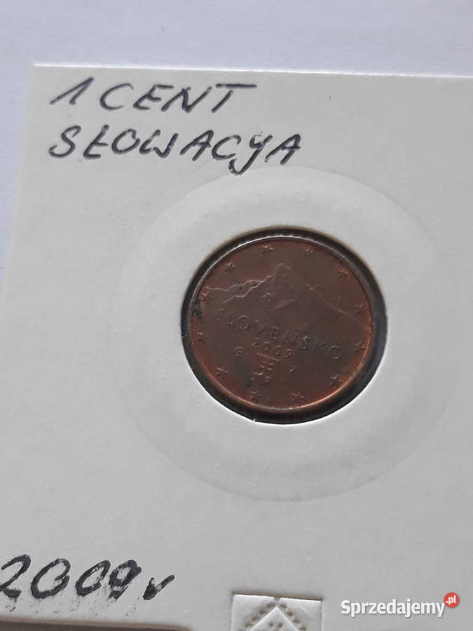 1 Eurocent Słowacja 2009 r Konin