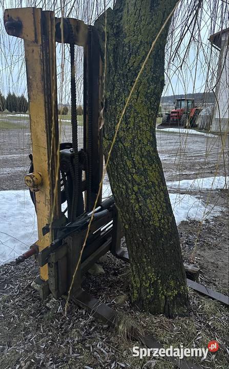Maszt z widlaka podnośnik lubelskie Żmudź-Kolonia