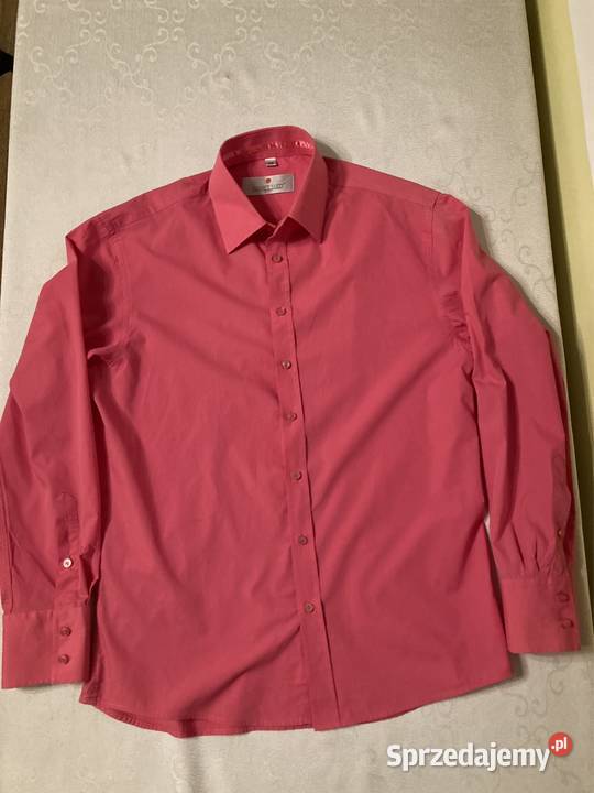Koszula Casualowa Elegancka Sunset Suits Men różowy Czerwionka-Leszczyny