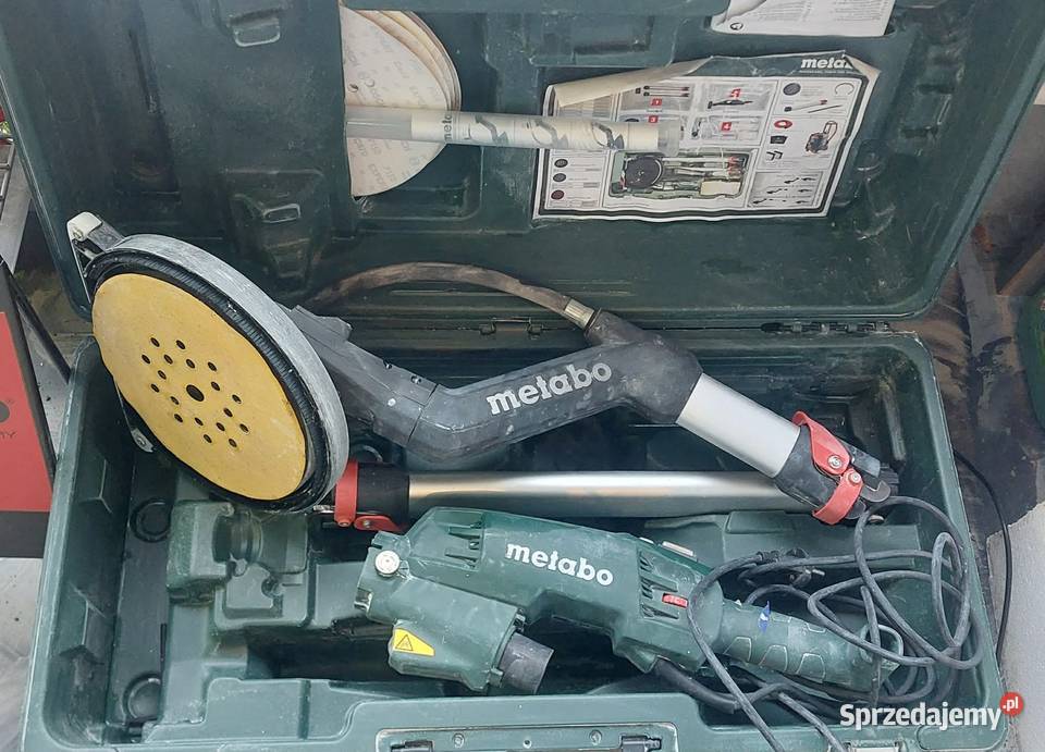 SZLIFIERKA DO GIPSU NA WYSIĘGNIKU ŻYRAFA METABO Siemiatycze