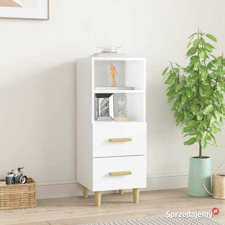 Szafka biała połysk 345x34x90 materiał Warszawa