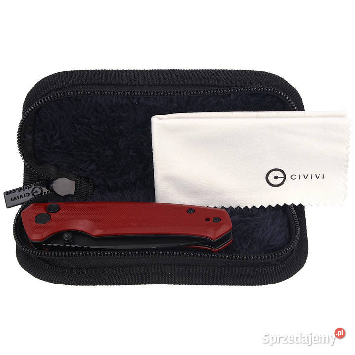Nóż składany CIVIVI Altus Burgundy G10 Black Warszawa