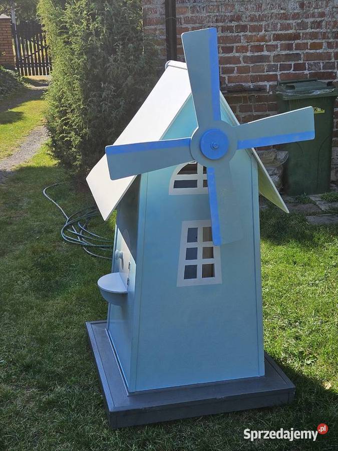 Wiatrak ogrodowy domek dzieci duży