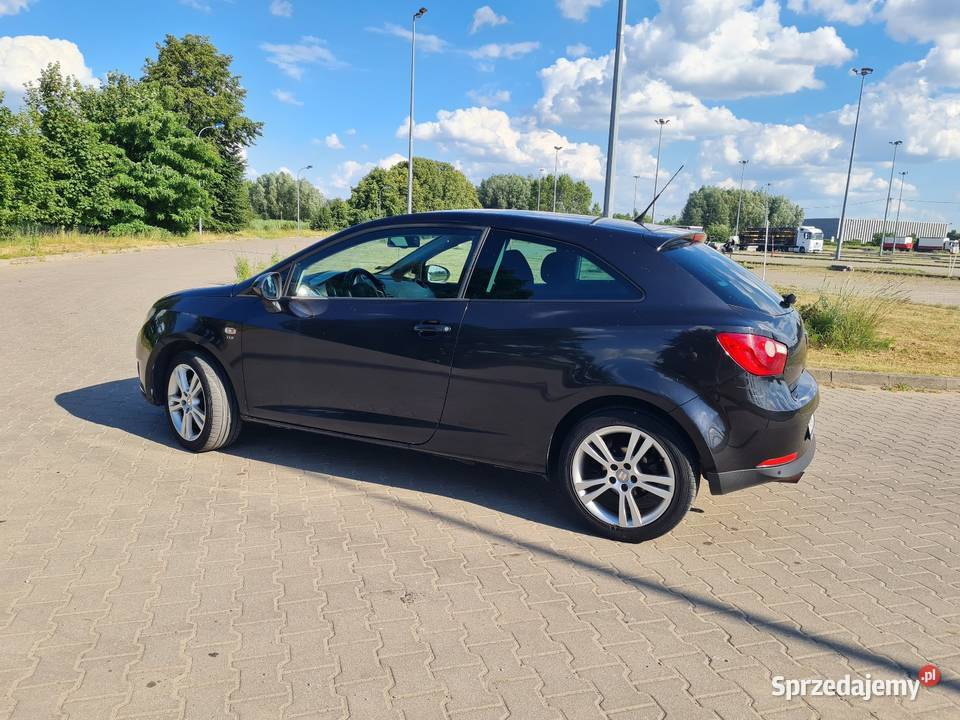 Seat Ibiza 19TDI 105 3d spalanie czarna alufelgi autoalarm Siedlce