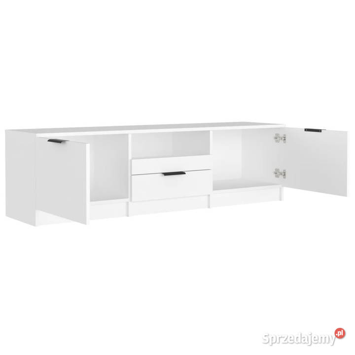 Szafka pod telewizor biała 140x35x40 WM811448