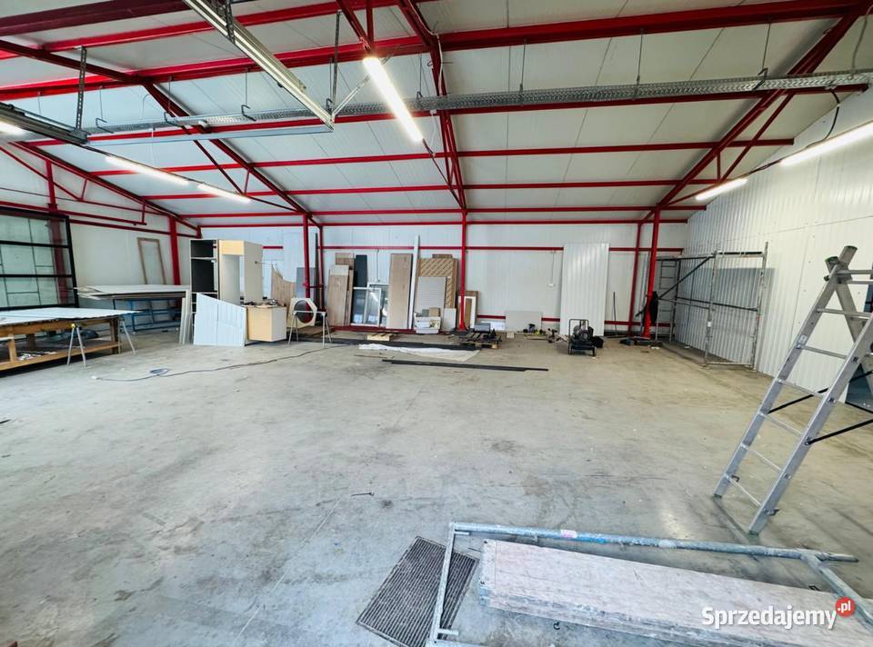 Hala magazynowa produkcyjna warsztatowa biurowa Stale