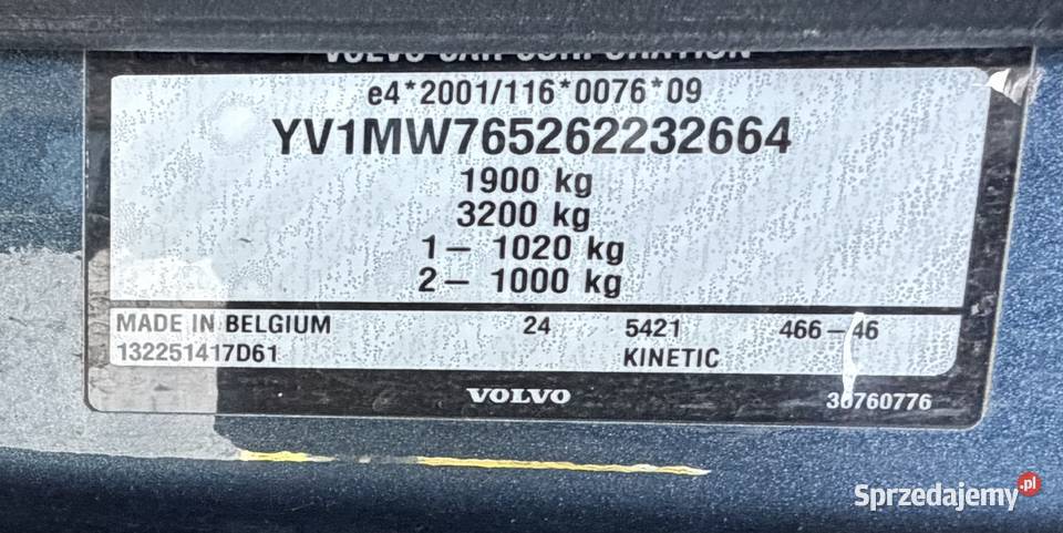 VOLVO V50 Komb 16d 15 lat jedna właścicielka manualna Wieliszew