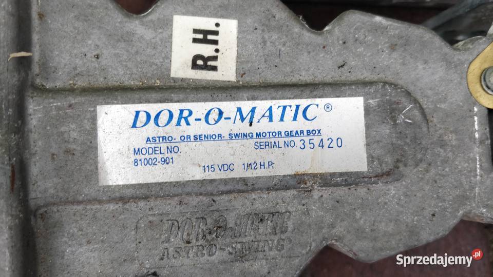 Siłowniki Doromatic AstroSwing do bramy Poddębice sprzedam