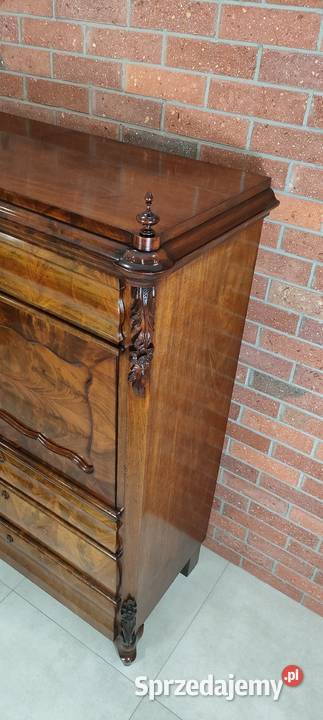 Ekskluzywna sekretera biedermeier antyk Łagów