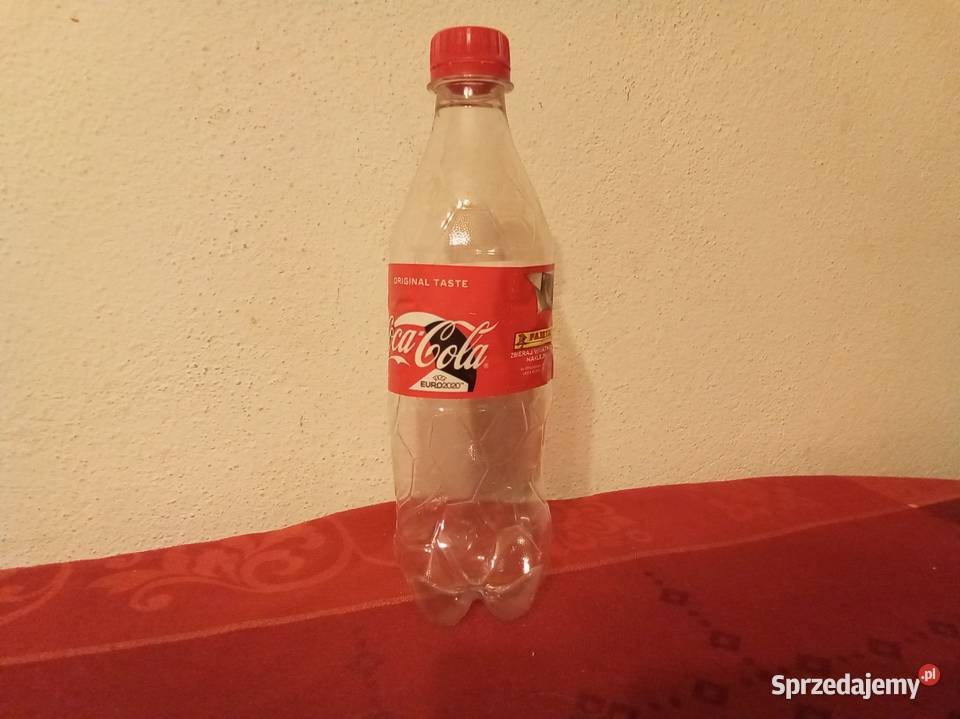 Pusta butelka coca cola euro 2020 naklejka mazowieckie Warszawa