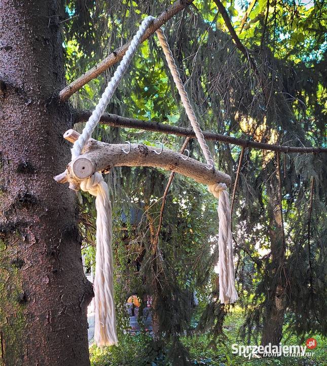 Dekoracyjny wieszak z drzewa egzotycznego Bydgoszcz