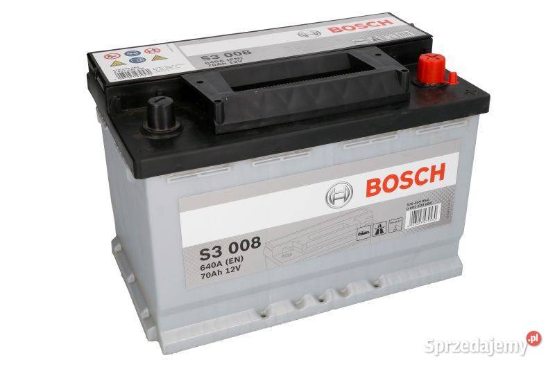 Akumulator BOSCH 12V 70Ah640A S3 dolnośląskie Wrocław sprzedam
