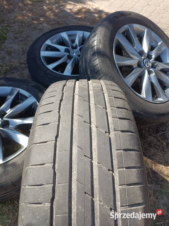 Koła letnie Mazda 17 5x1143 Hankook 22555 R17 Samochodowe Ostrołęka