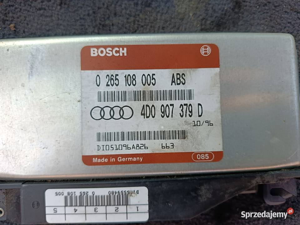 Sterownik ABS 4D0 907 379 D Audi A4 B5 a14 śląskie Myszków sprzedam