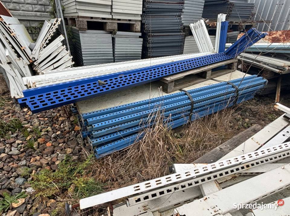 Regały stalowe magazynowe sklepowe zestaw Kłobuck