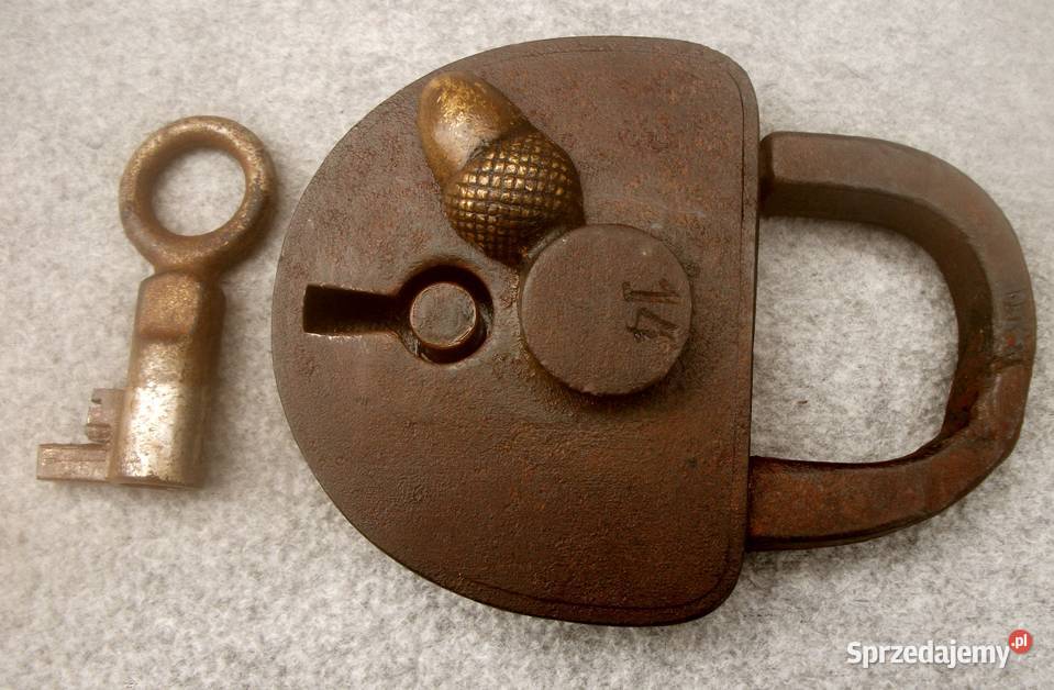 Kłódka 17901830 biedermeier Niemiecka Ciasna