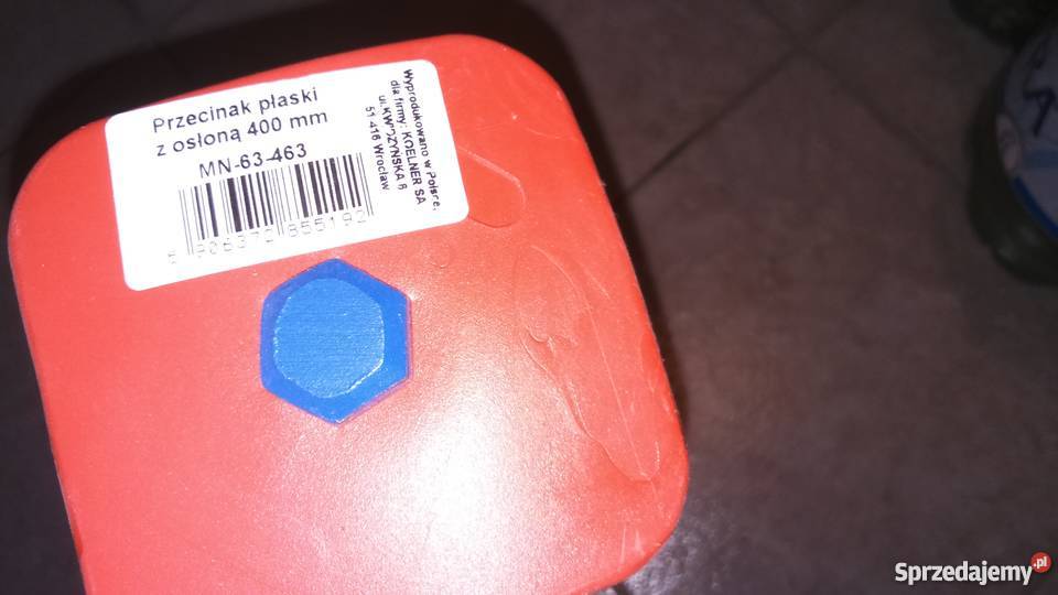 Przecinak płaski z rantem ochronnym 400mm