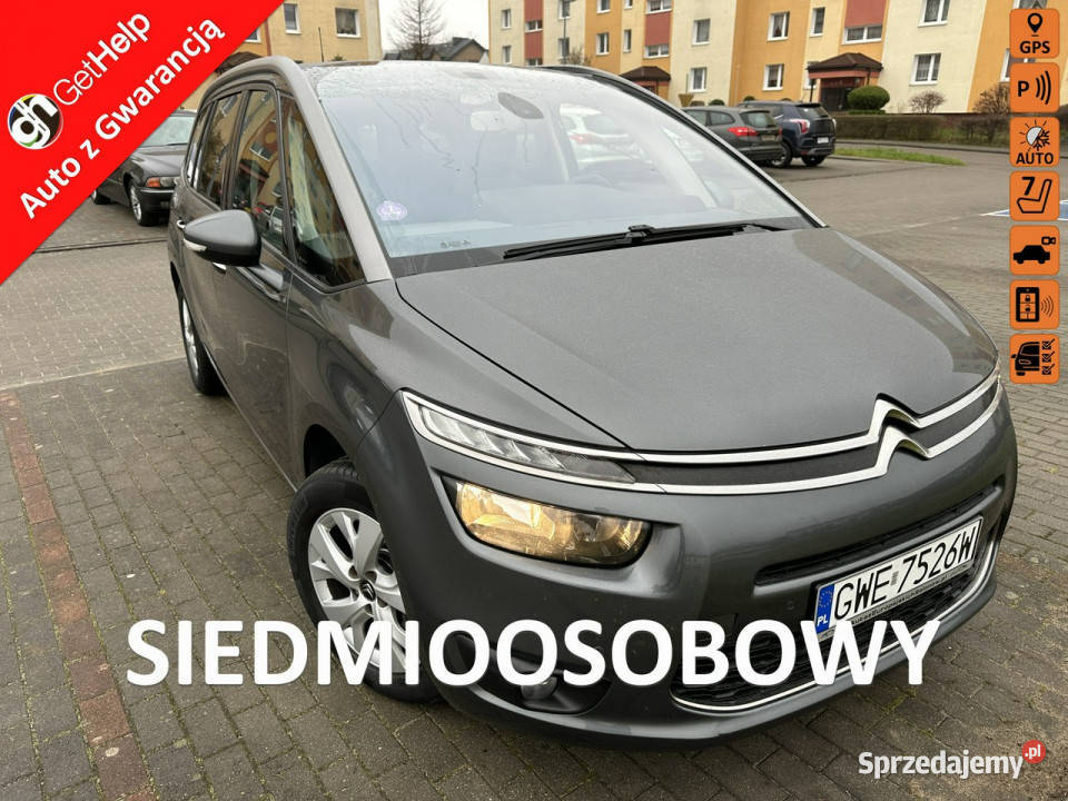 Citroen C4 Grand Picasso Niezawodna benzyna 7 klimatyzacja C4 Grand Picasso