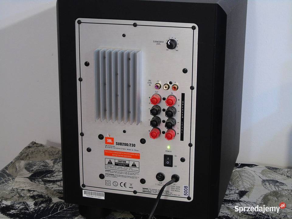 Sub aktywny JBL 200 230 potężny dźwięk DOSTAWA Jasło