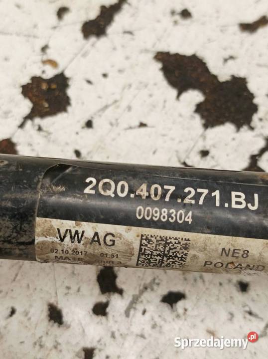 PÓŁOŚ LEWY PRZÓD 10 MPI 65 2G 2Q0407271BJ VW świętokrzyskie