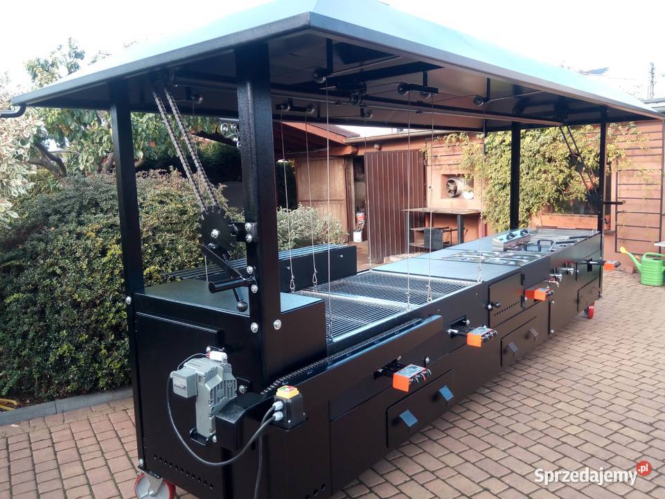 Grill cateringowy gastronomiczny gazowy węglowy wielkopolskie Damasławek