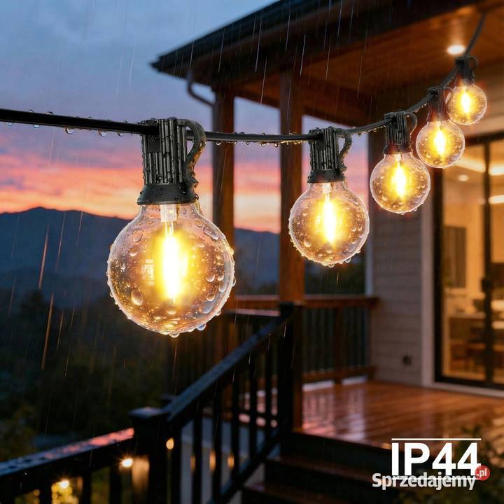 Girlanda ogrodowa świetlna łańcuch 25x LED 15m 9 sprzedam
