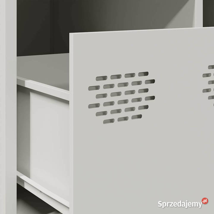 Szafka RTV biała 68x50x435 stal walcowana na mazowieckie
