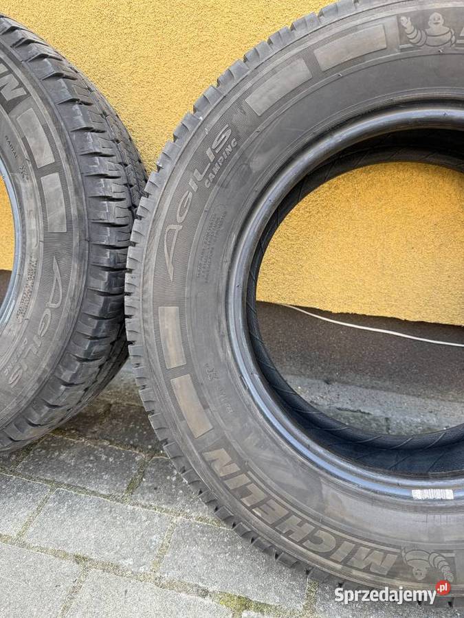 Opony kpl kamper 21570R15CP Michelin Trąbki sprzedam
