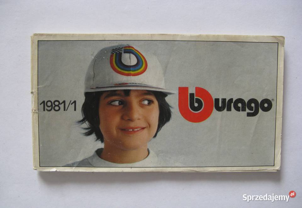 Burago katalog z 1981