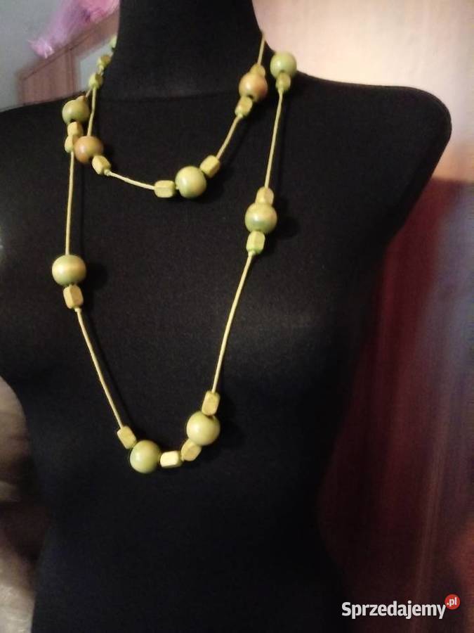 Długi naszyjnik korale Dodatki małopolskie Chrzanów sprzedam