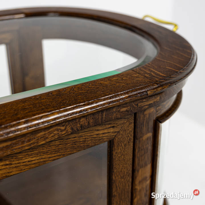 Stylowy Barek Antyk Dębowy Na Kółkach Stary Dąb