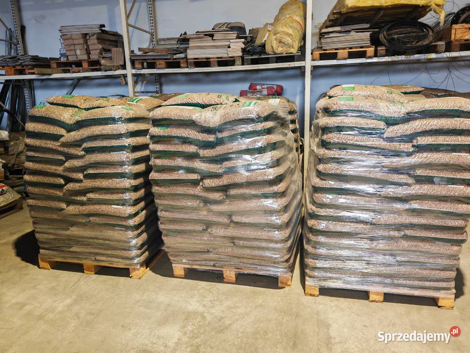 Pellet sosnowy 6mm Klasa A1 workowany Dom i Ogród