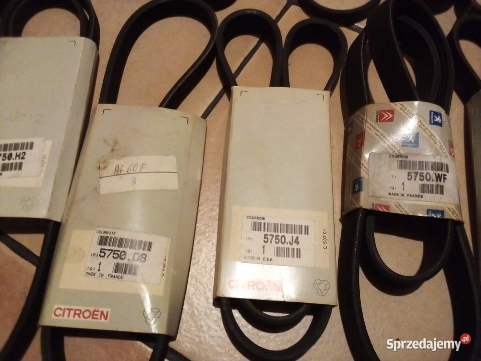 Pasek klinowy wielorowkowy CitroenPeugeot sprzedam