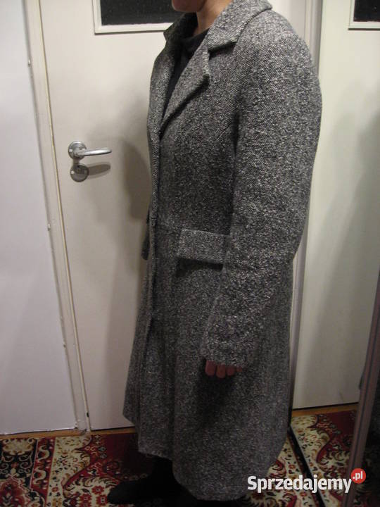 Płaszcz damski szary Długość 34 Rozmiar 40 Inny wzór Warszawa