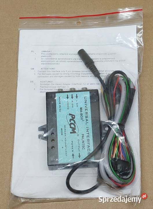 ADAPTER PCCM UNIVERSAL INTERFACE MABOX 2 AUDI VW Mielęcin