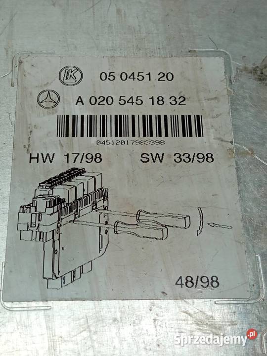 MODUŁ SAM A0205451832 MercedesBenz Sklasa IV Części samochodowe