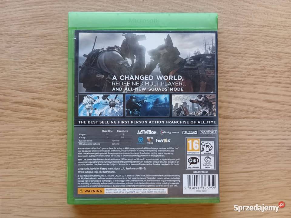 Call Of Duty Ghosts na XBox One XBox Series X Gdańsk