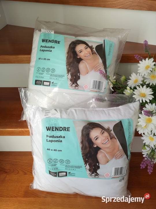 Zestaw 2 poduszek dekoracyjnych Laponia Wendre biały Otrębusy