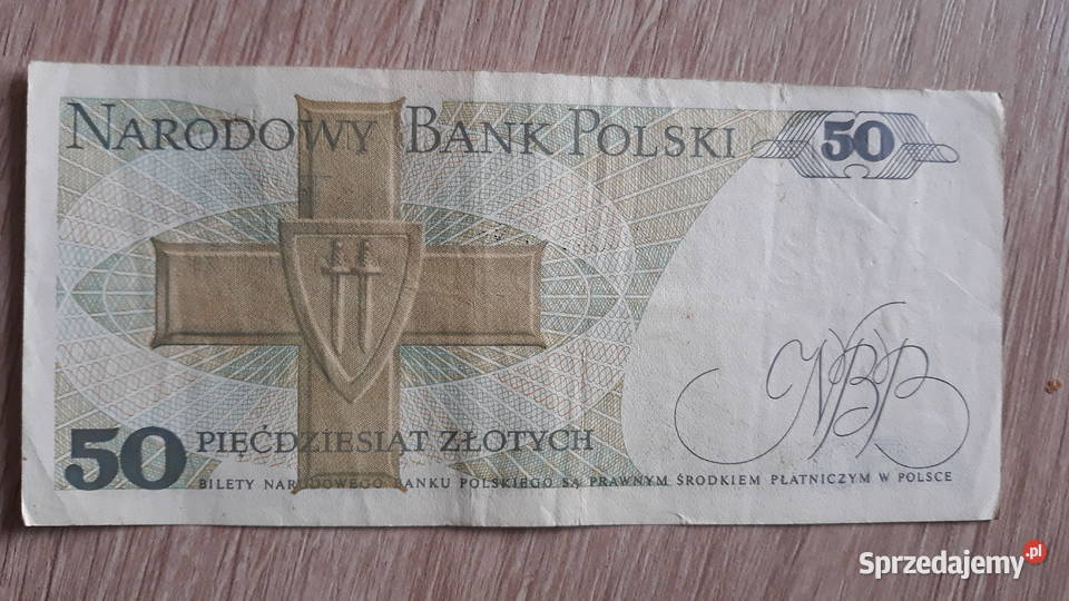 50 złotych 1 XII 1988 r seria HF Konin