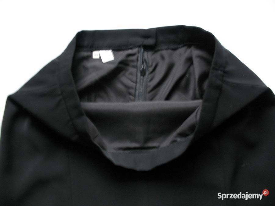 Spódnica elegancka czarna maxi 46 3XL pas 94 Rozmiar 46 Siedlce