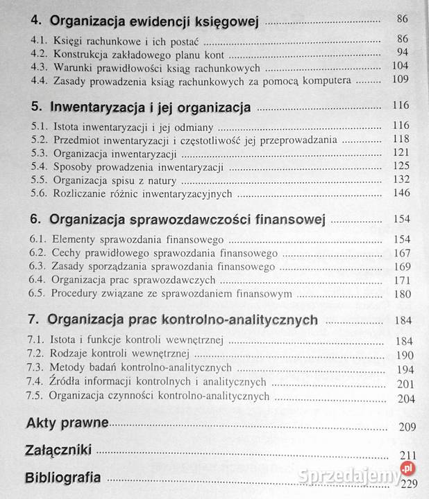 Organizacja rachunkowości w przedsiębiorstwie Chełm sprzedam