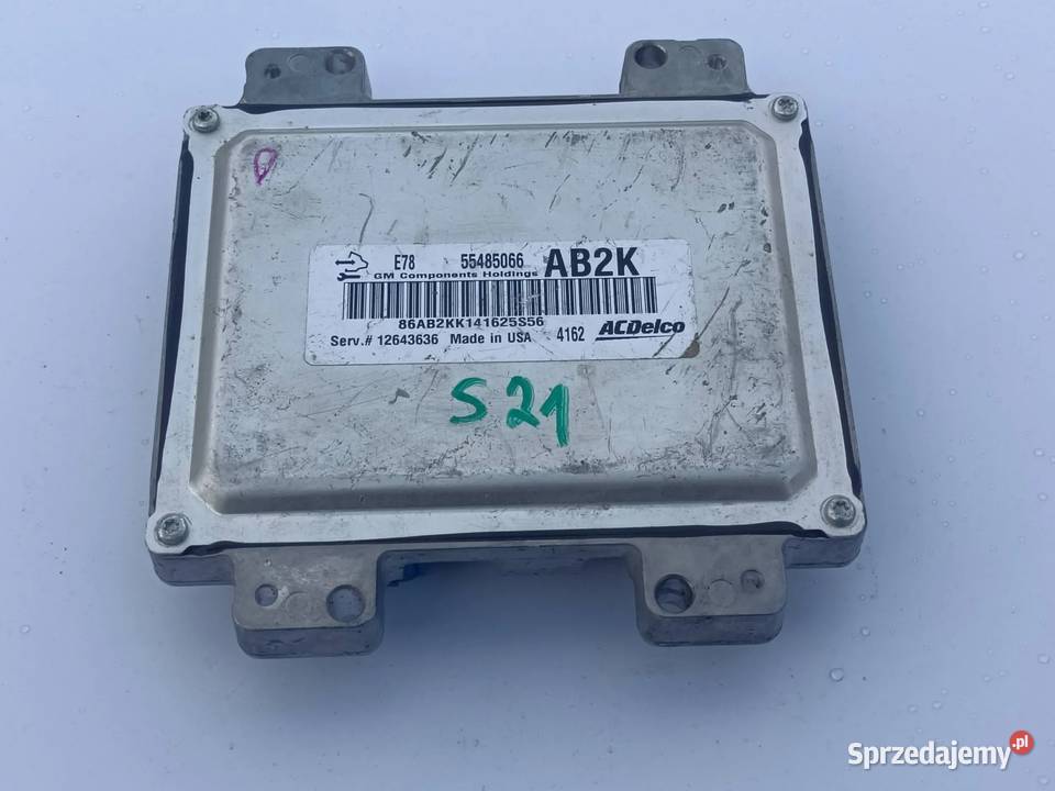 Chevrolet Cruze OPEL STEROWNIK SILNIKA KOMPUTER Przemęt